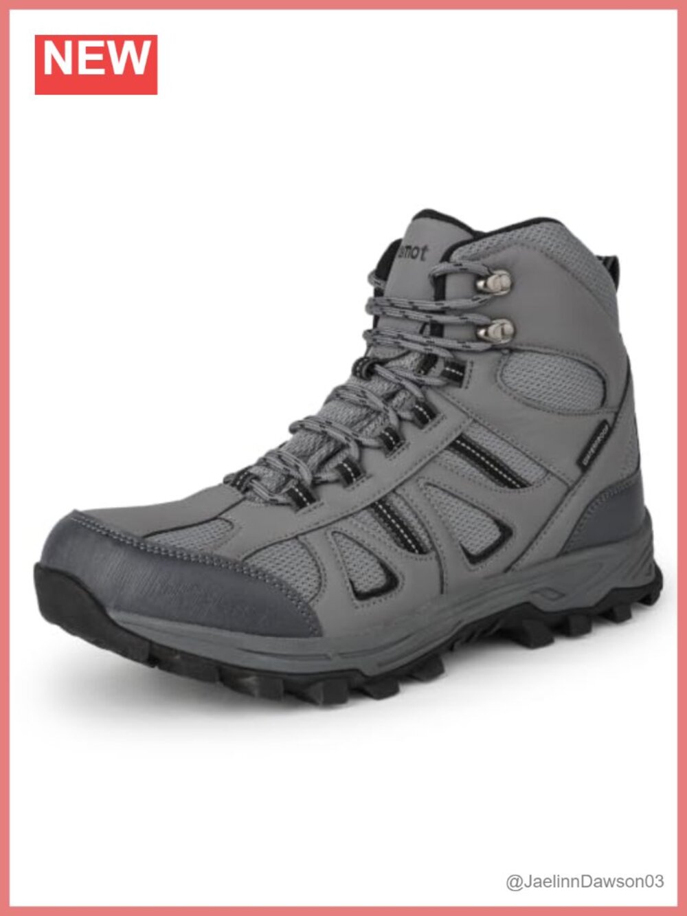 Waterproof Hiking Boots for Women Men Lightweight Lace-Up Ankle